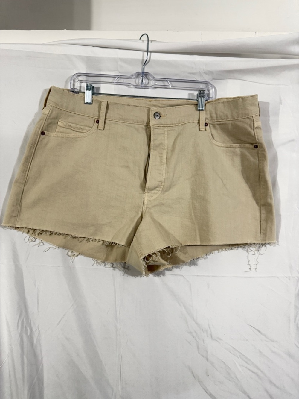 Old Navy O.D.N.Y. Beige Denim Cutoff Shorts Size 20